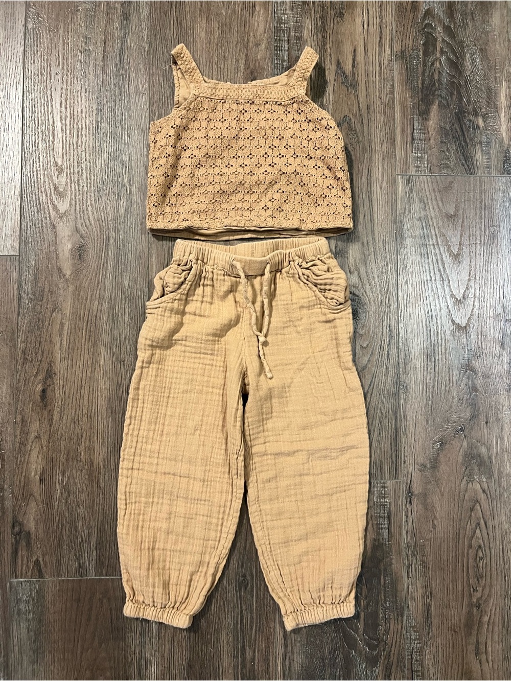 Old Navy Kids Gauze Jogger Pants - Tan